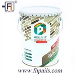 4 Barmil stampat apposta tal-Gallon b'lid Edege Curly