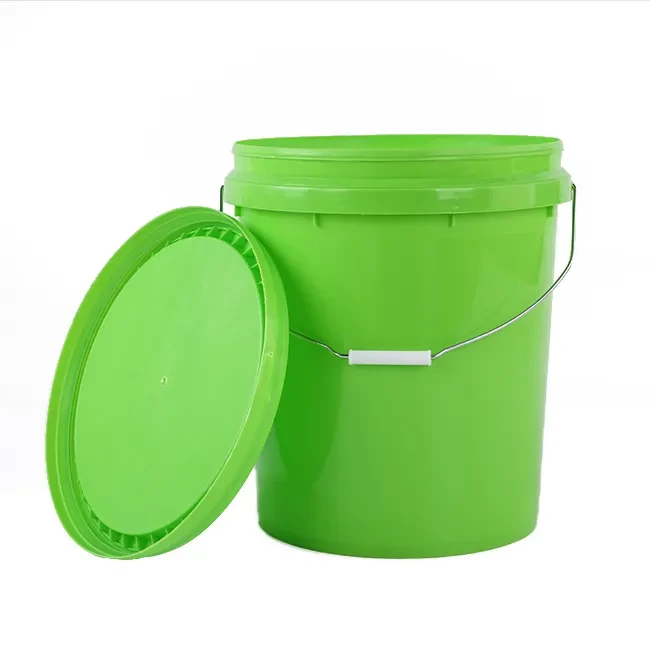 Kontenituri tal-barmil tal-plastik tal-grass ta '16 litru b'kuluri ħodor approvati min-NU